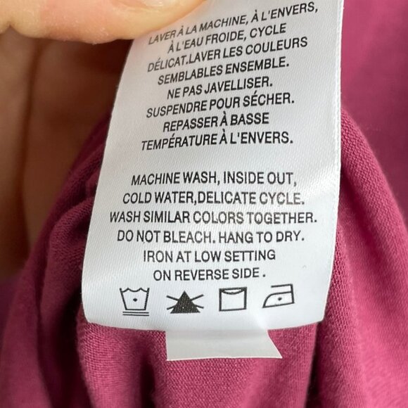 REITMANS Women's Dusty Rose Tank Top Crew Neck Sleeveless Ruched Collar Medium - Picture 5 of 10